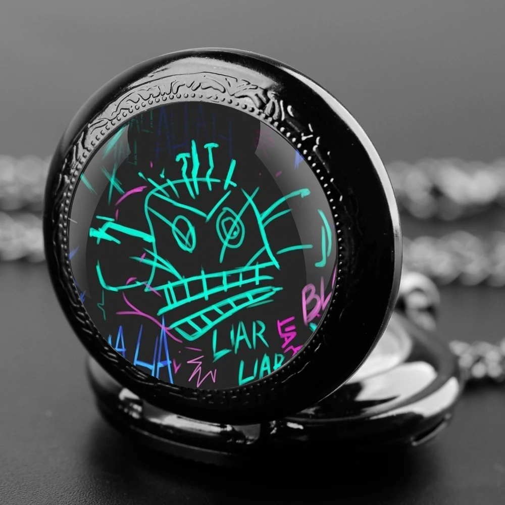 Arcane Jinx-reloj de bolsillo de cuarzo creativo único, collar, accesorio, reloj de cadena, recuerdo para niños, los mejores regalos para niños y