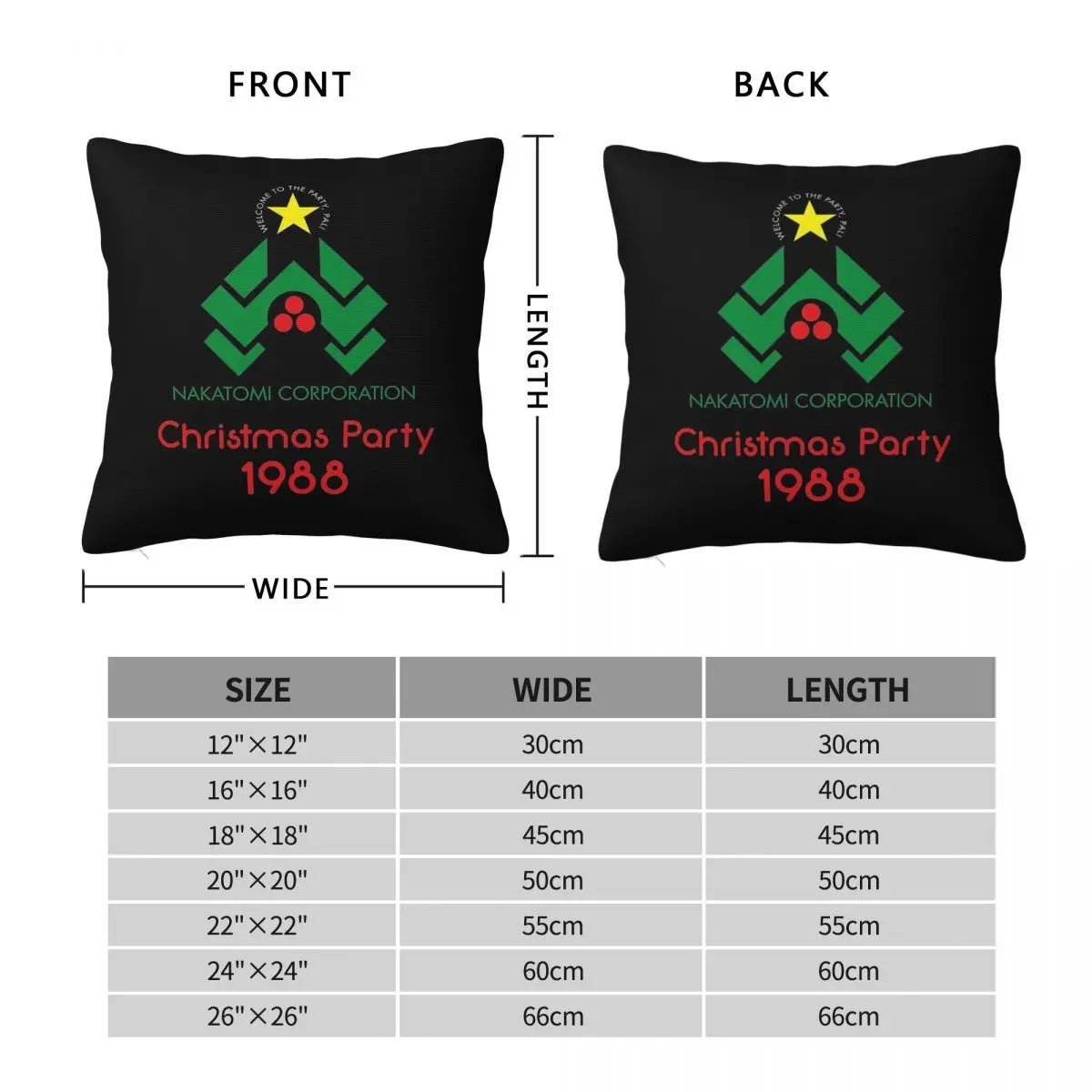 Die Hard Welcome To The Party Pal Square Pillowcase Polyester Linen Velvet Pattern Decor Throw Pillow Sofa Cushion Cover 18