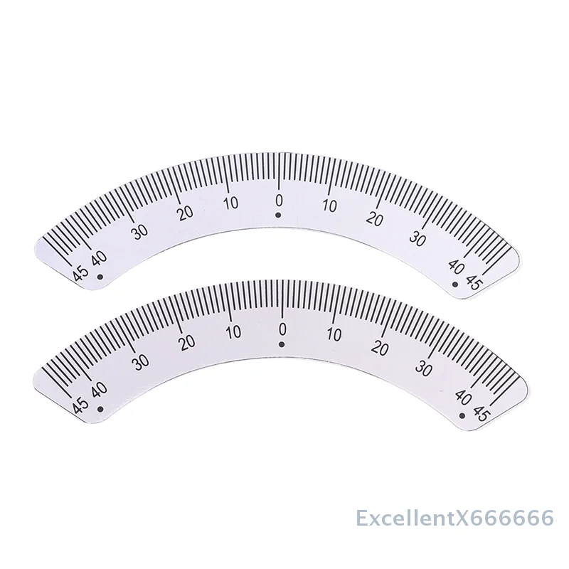 45 Degree Angle Arc Measuring Gauging Tools Caliper Protractors Milling Machine Part - Angle Plate Scale Ruler