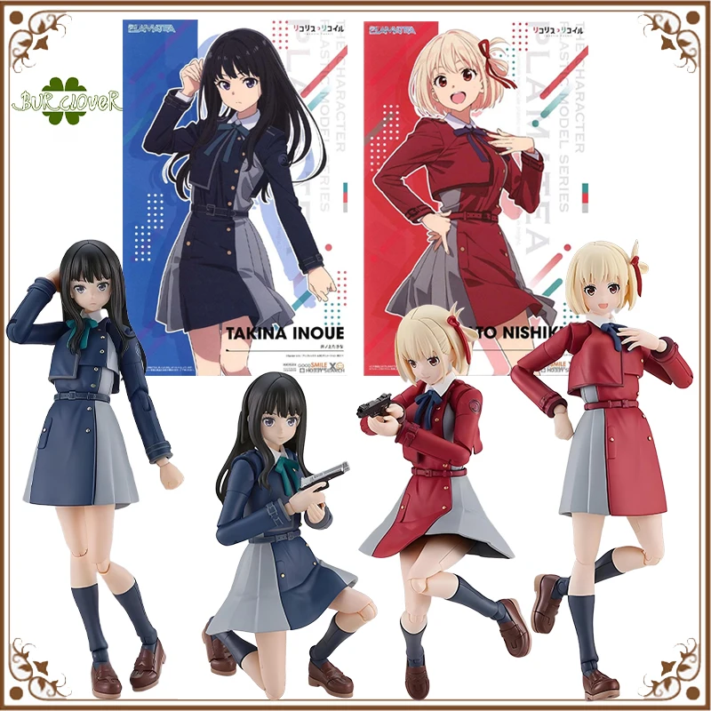 

GSC Original PLAMATEA Lycoris Recoil Anime Figure NISHIKIGI CHISATO INOUE TAKINA Action Figure Toys Model Ornaments Gifts