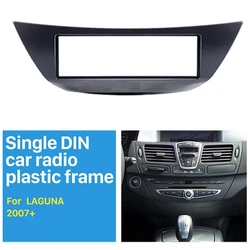 1 Din Car Radio Facia For Renault Laguna III 2007 DVD Stereo CD Panel Dash Kit Trim Fascia Dashboard Frame Black