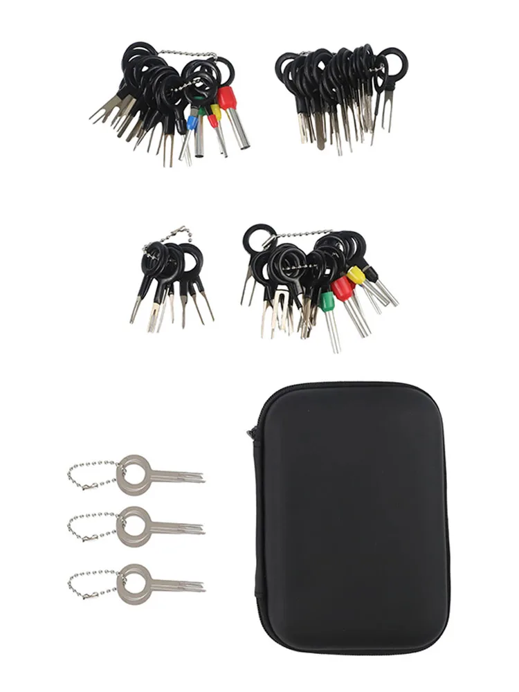 

73PC Car Terminal Removal Tool Kit Car Wire Connector Off-Pin Extractor Tool Wiring Harness Connector Pin Extractor Release Tool