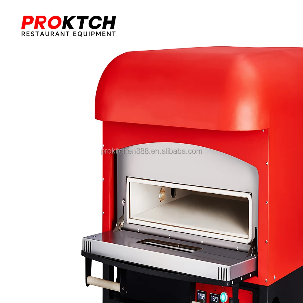 Commercial 600 Degree Electric Italian Naples Hot Brick Pizza Oven for Restaurant 90 Seconds Fast Baking Without Flipping
