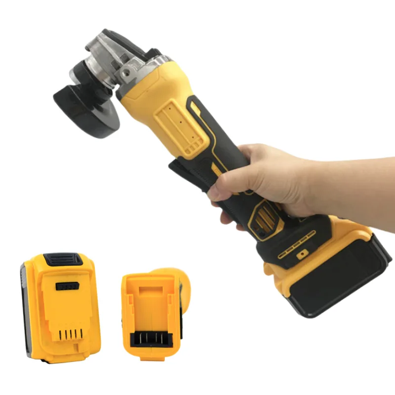 Imagem -06 - Brushless Lithium Angle Grinder 125 mm Engrenagens Elétrica Cordless Polimento Corte Retificadora M14 Ferramentas para Dewalt Bateria