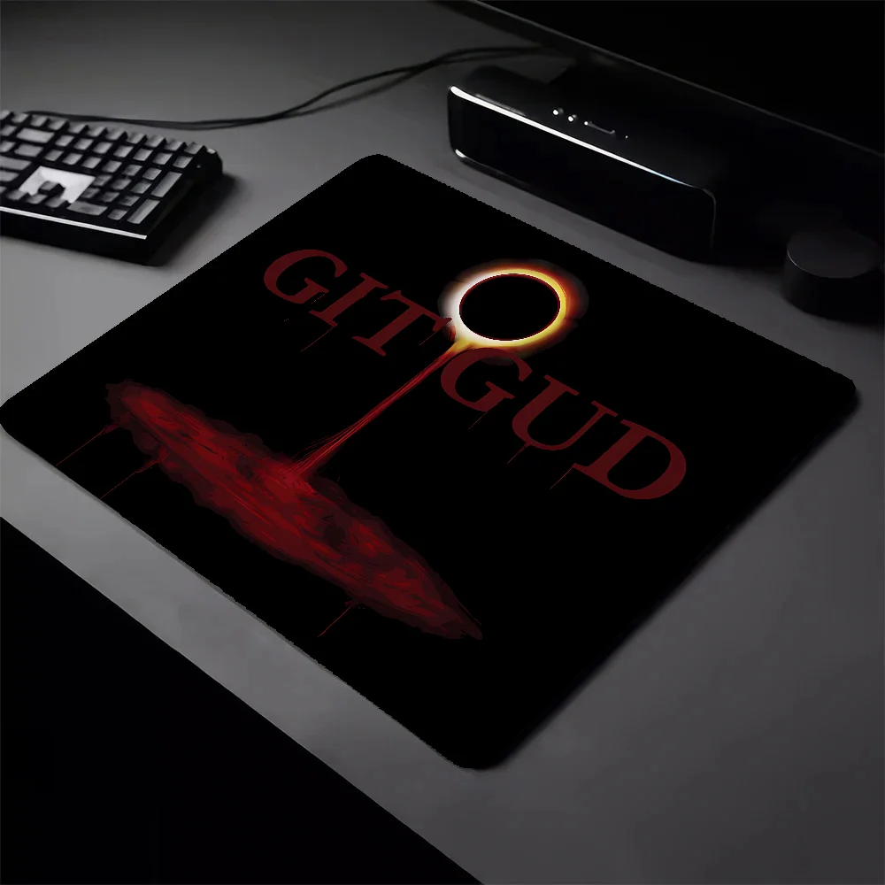 Small Gaming Pc Accessories YOU BETTER GIT GUD Mouse Gamer Keyboard Pad Computer Mat Pad on the Table Deskmat Mausepad Mousepad