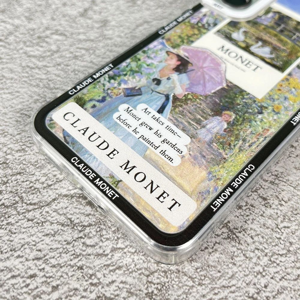 جراب هاتف فني من Claude Monet ، غطاء ناعم لسامسونج غالاكسي S24 S20 S21 S22 S23 Plus FE Ultra A51 A30 A32 A33 A50 A52 A53 A73 A54