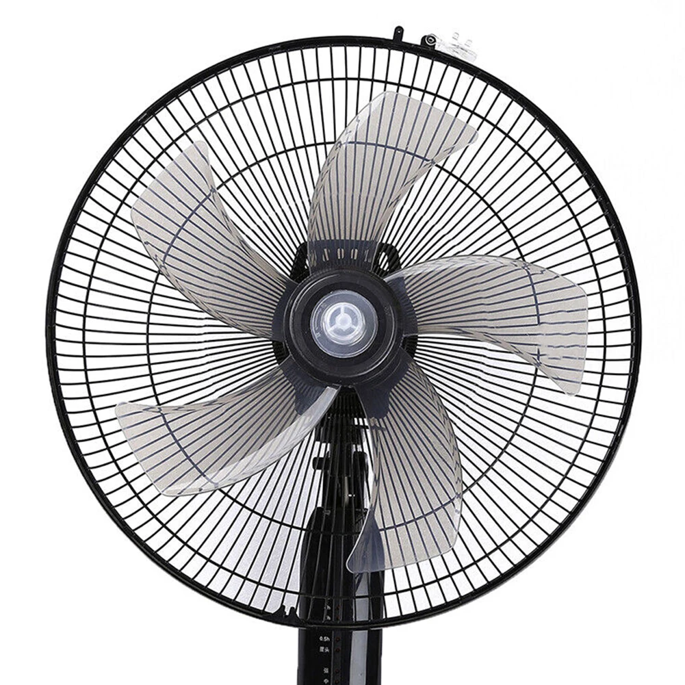 1pc 16Inch Fan Blade Five Leaves Blade With Nut Cover Household Plastic Leave For Stand Fan Desk Fan General Replacement Accesso image 4