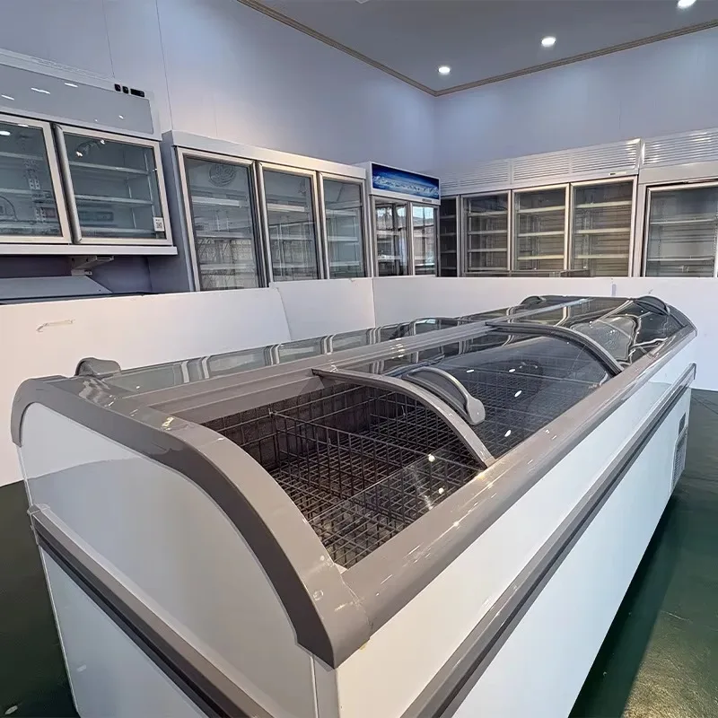 Self-Contained Island Freezer With Secop Compressor