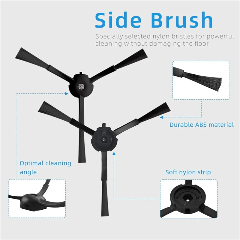 ABKR-боковая щетка, фильтр, тканевые аксессуары для швабры для робота-пылесоса Roborock S8 Pro Ultra S8 S8+