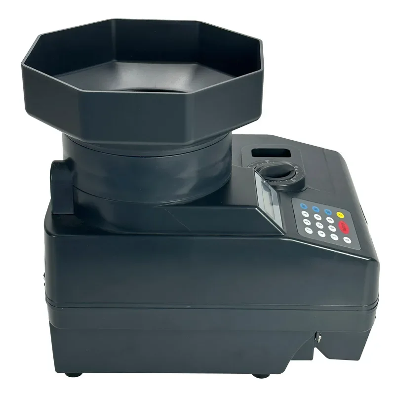 CS-500 High-Speed Coin Sorting Machine with LED Display Versatile Coin Sorting for Multiple Countries including US Europe & Mala