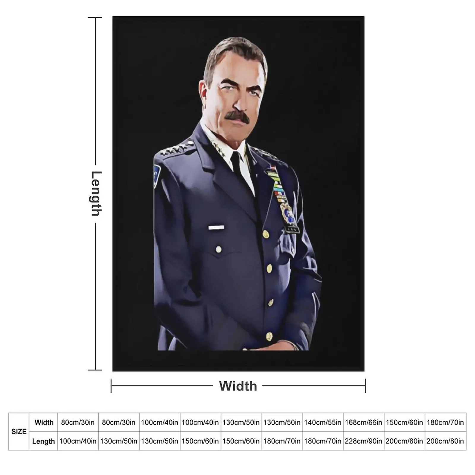 Frank Reagan art tv police series show Throw Blanket Decorative Throw Summer Beddings Beautifuls warm winter Blankets