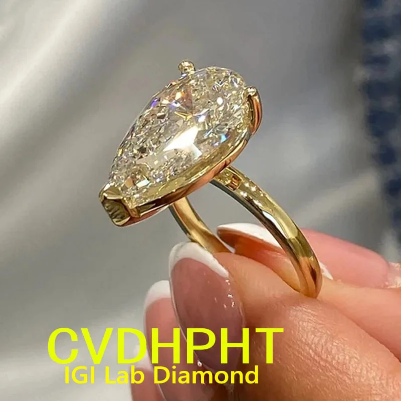 Factory customized luxury jewelry, Lab Grown diamonds, and real 14K gold rings