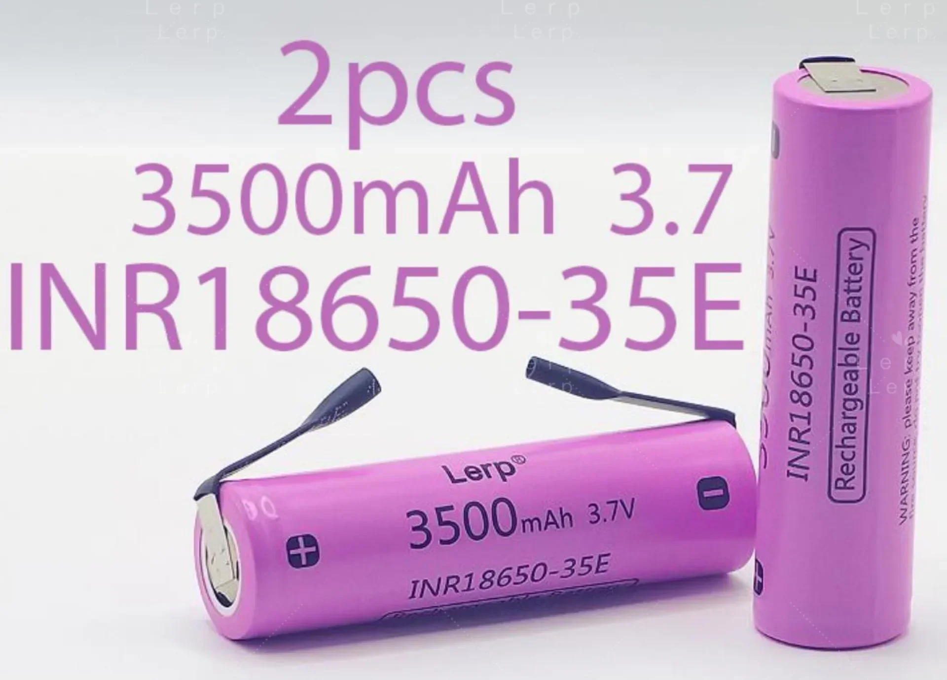 Batería recargable de iones de litio, 100% original, 186503500 mAh, 25A, descarga INR 186503500 mAh, 3.7V