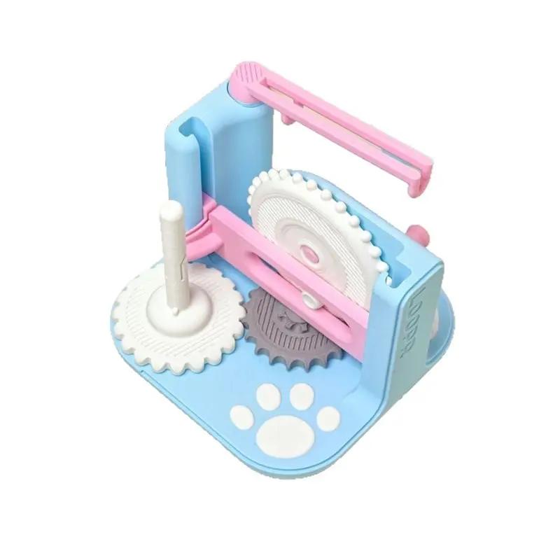 

Yarn Spool Box Multi Functional Sleek Yarn Winder Organizer Manual Sewing Thread Refill