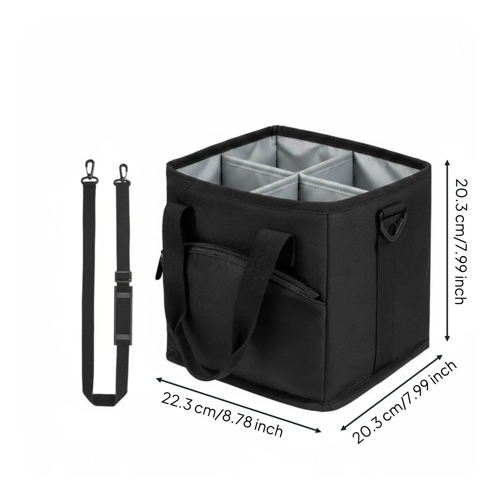 Insulated Picnic Tote Lightweight Insulated Cooler Bag Large Capacity for Travel