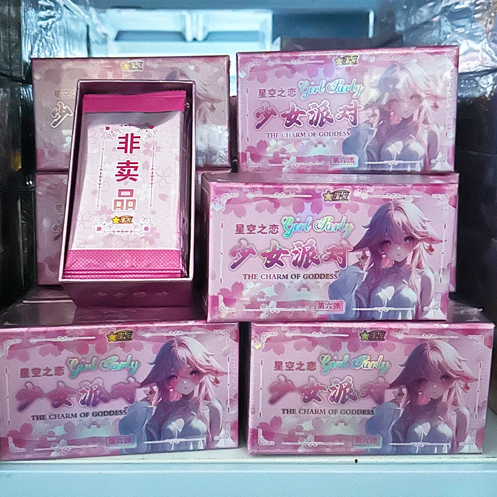 

New Wholesale Maiden Party Wave 6 Goddess Story Collection Card Waifu Booster Box Doujin Toys Hobby Birthday Christmas Gifts