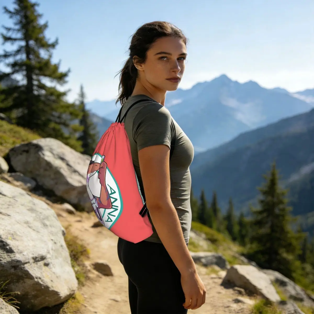 Scientist Anna From Angels With Scaly Wings Backpacks Fashion Drawstring Bundle Pocket Storage Bag Book Bags for Travel Students