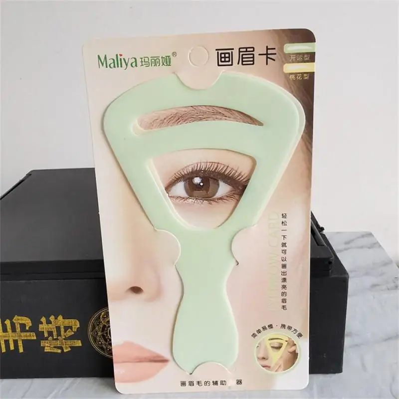 Eye Makeup Stencil Eye Brow Shaper Naturally Curved Eyebrows Grooming Shaping Eyebrow Drawing Card Makeup Template Tools