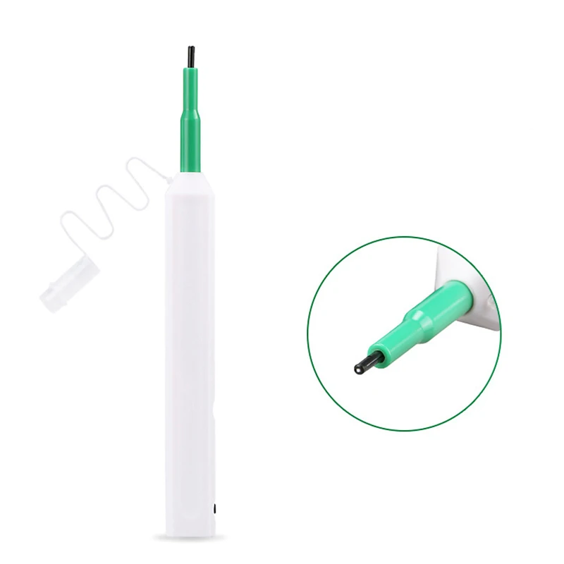 [SU]1Pcs Fiber Optic Cleaning Tool 2.5mm Pen Type Fiber Optic Cleaner One Click Cleaner[SU]