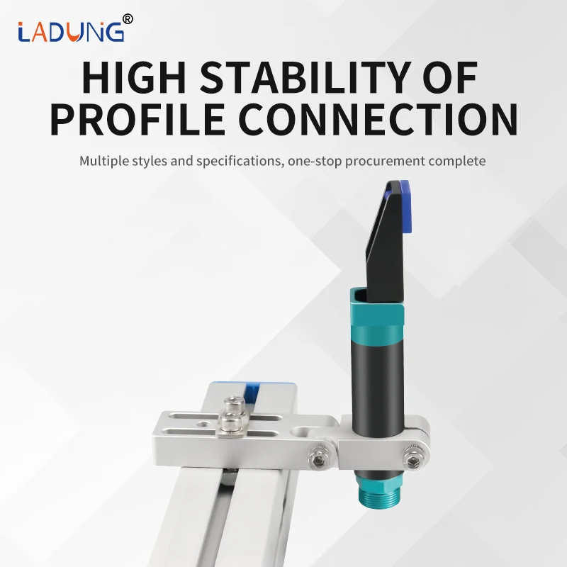 Manimounting  robot mechanical arm bracket Accessories Heavy Duty Fixed Support Fixture Profile Cylinder Slide Moving Connector