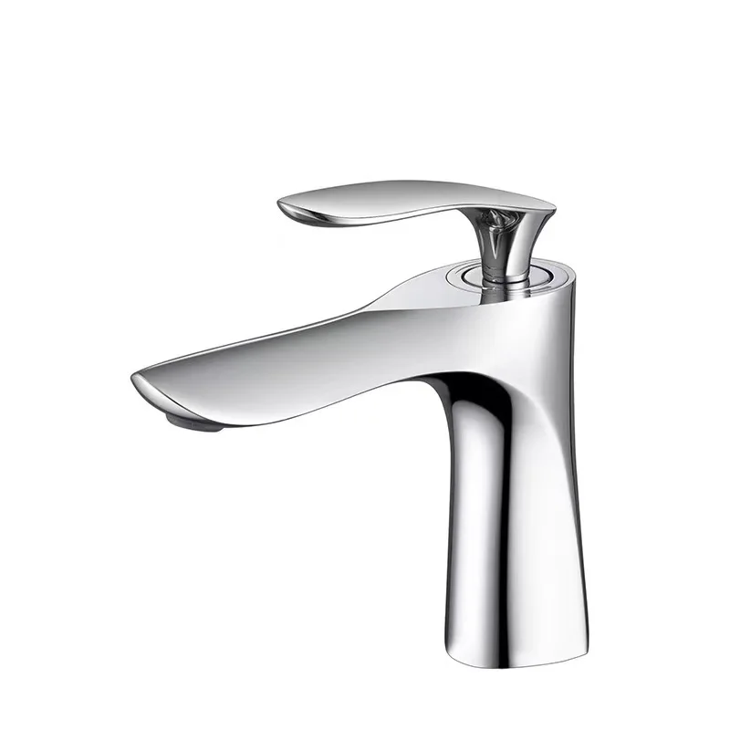 Golden Maple Leaf Basin Faucet For Hot And Cold Household Use Raised Washbasin Washbasin Countertop Basin Single Hole Faucet