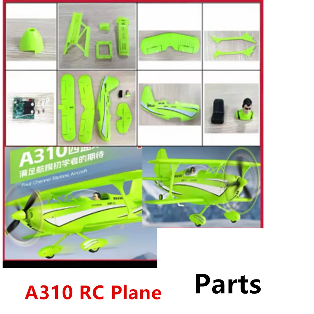 A310 RC plane Parts 7.4v 500mAh / Propeller Blade / Landing gear / Receiver /  servo /  Use For WLtoys A310 Parts
