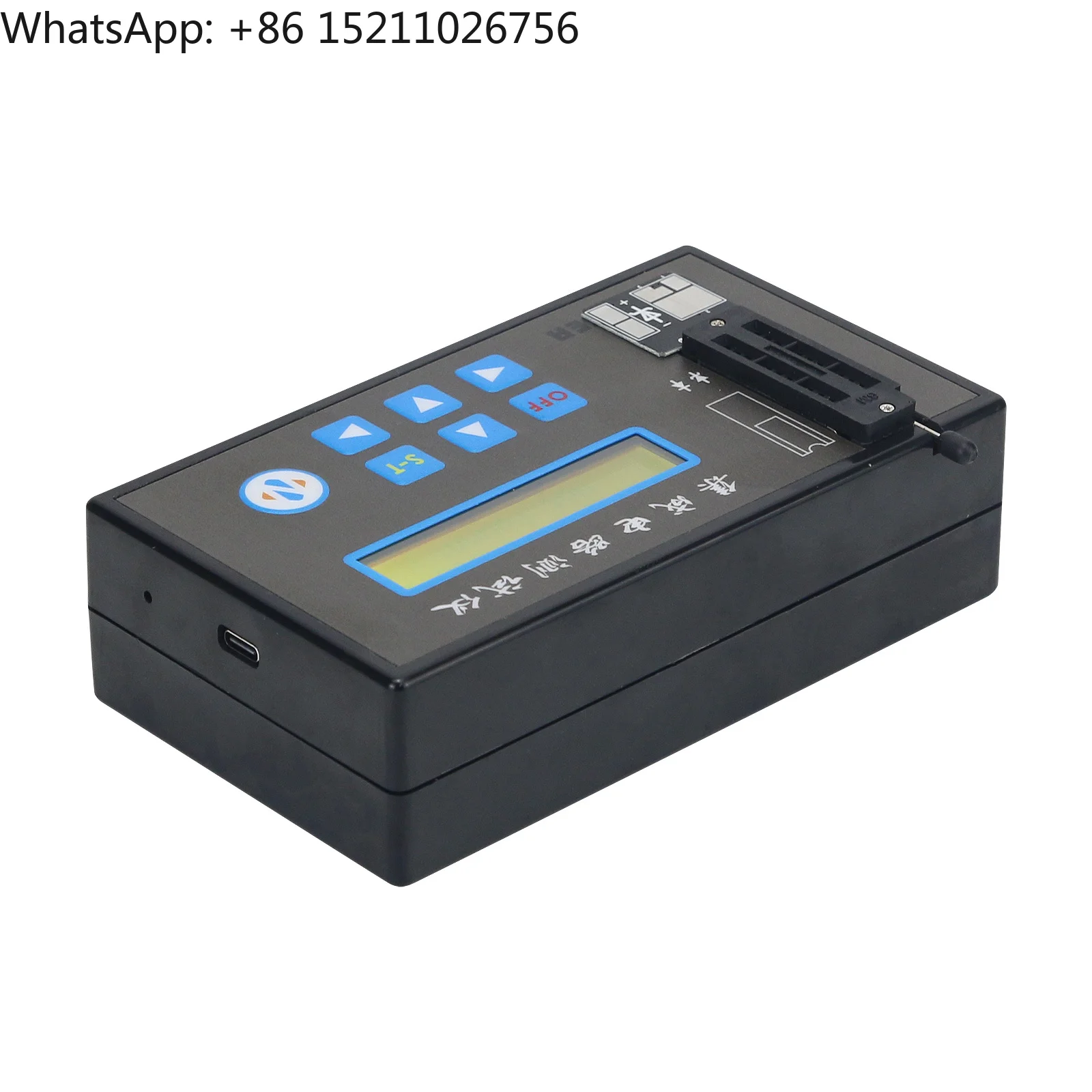 Integrated Circuit Tester Digital IC Tester for Logic Chip Optocoupler Diode Transistor Op Amp