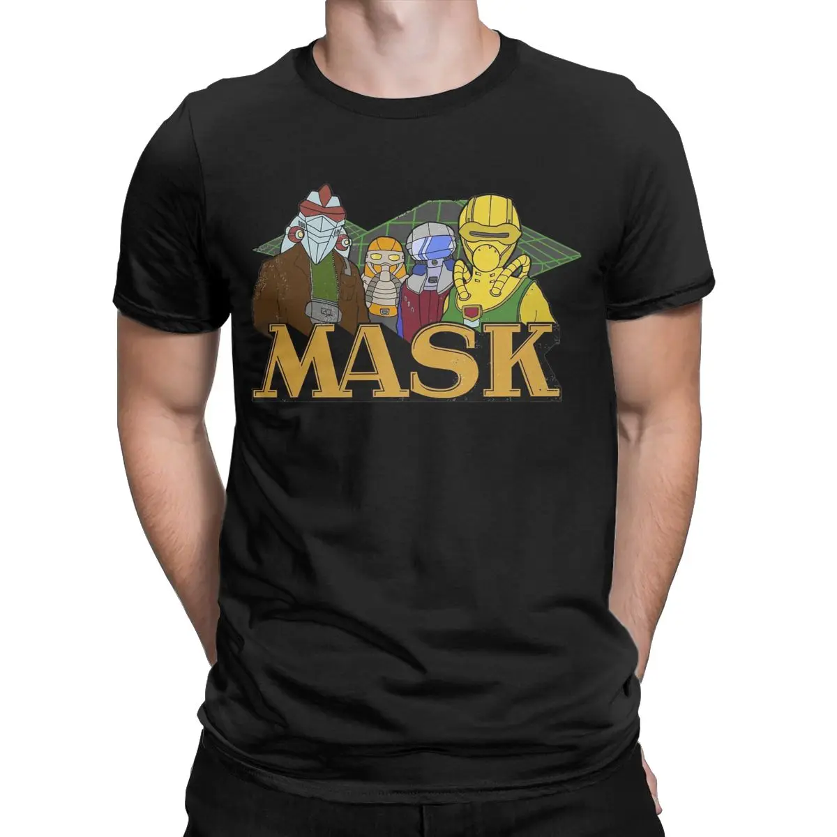 MASK Mobile Armored Strike Kommand 80s Cartoon Men T Shirts Funny Tees O Neck T-Shirts Pure Cotton New Arrival Clothes