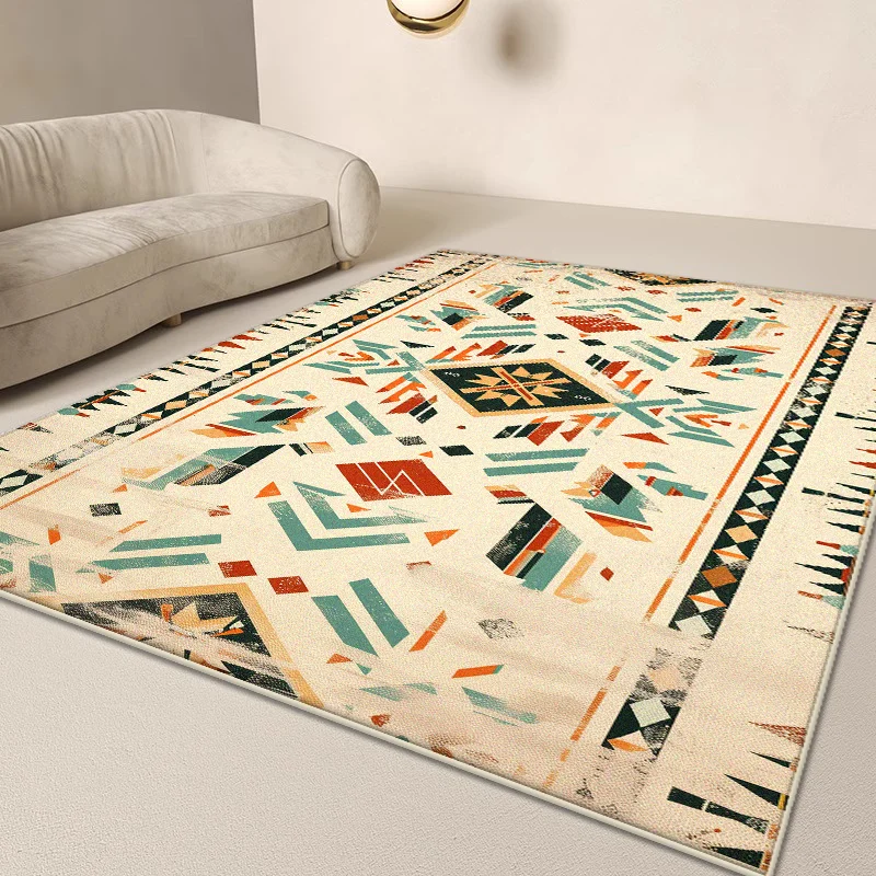 

Ковры в абстрактном стиле для гостиной, нескользящий ковер, моющийся геометрический ковер, пушистый коврик для спальни, легко чистящийся коврик для журнальных столиков
