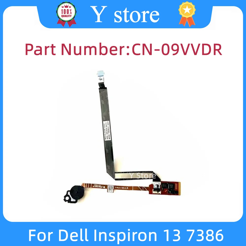 Y Store Original For Dell Inspiron 13 7386 Fingerprint Reader With Cable 09VVDR 9VVDR CN-09VVDR Fast Ship