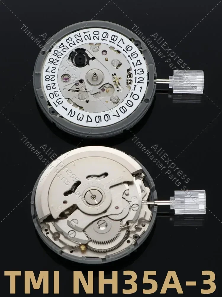 Japan  NH35A  New Watch movement Premium Mechanical NH35 White Date wheel 24 Jewels Automatic Self-winding High Accuracy