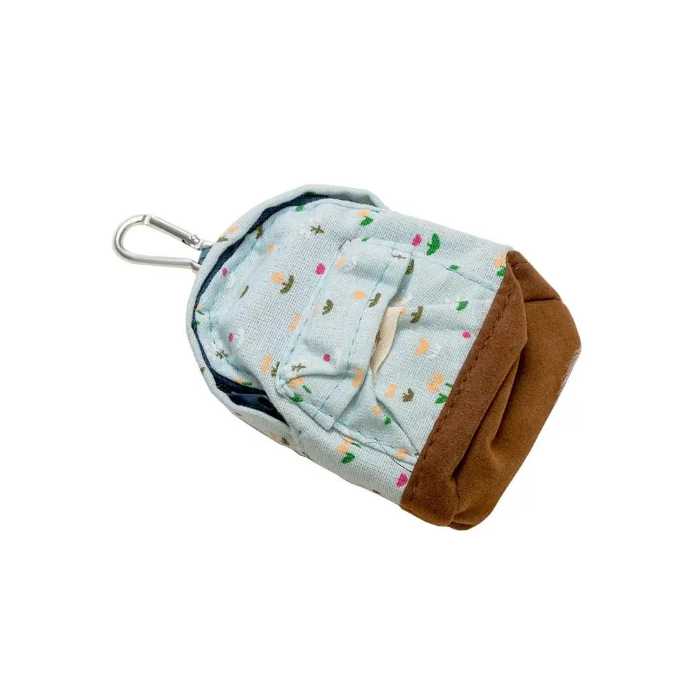 

Kawaii Pouch Good Quality Mini Floral Design Zipper Bags Canvas Wallet Keys Bag Burse Wallet Card Purses Purses Coin Wallet