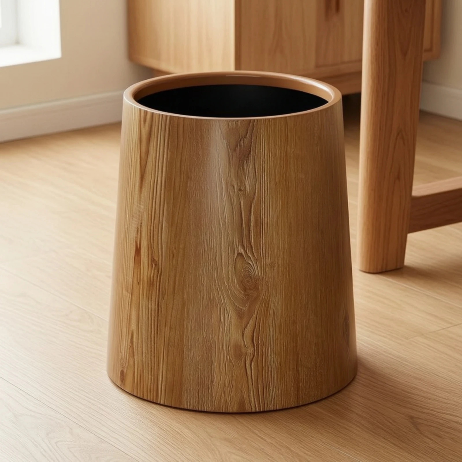 wood-grain-wastebasket-sturdy-round-waste-bin-open-top-trash-can-easy-to-clean-for-office-bedroom