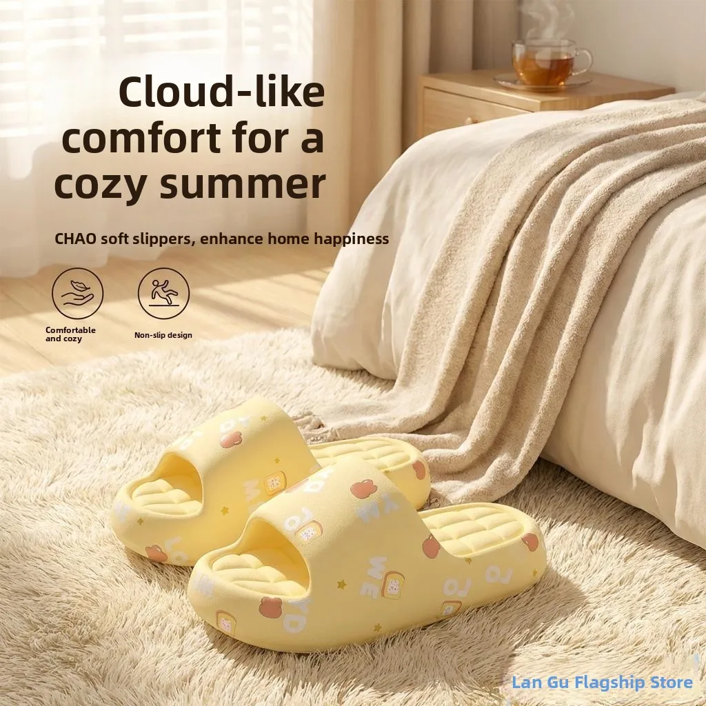 

Пушистые тапочки для дома и улицы, летние, с толстой подошвой, для студентов, милые, новая модель, слипоны, подошва из ЭВА, искусственная кожа