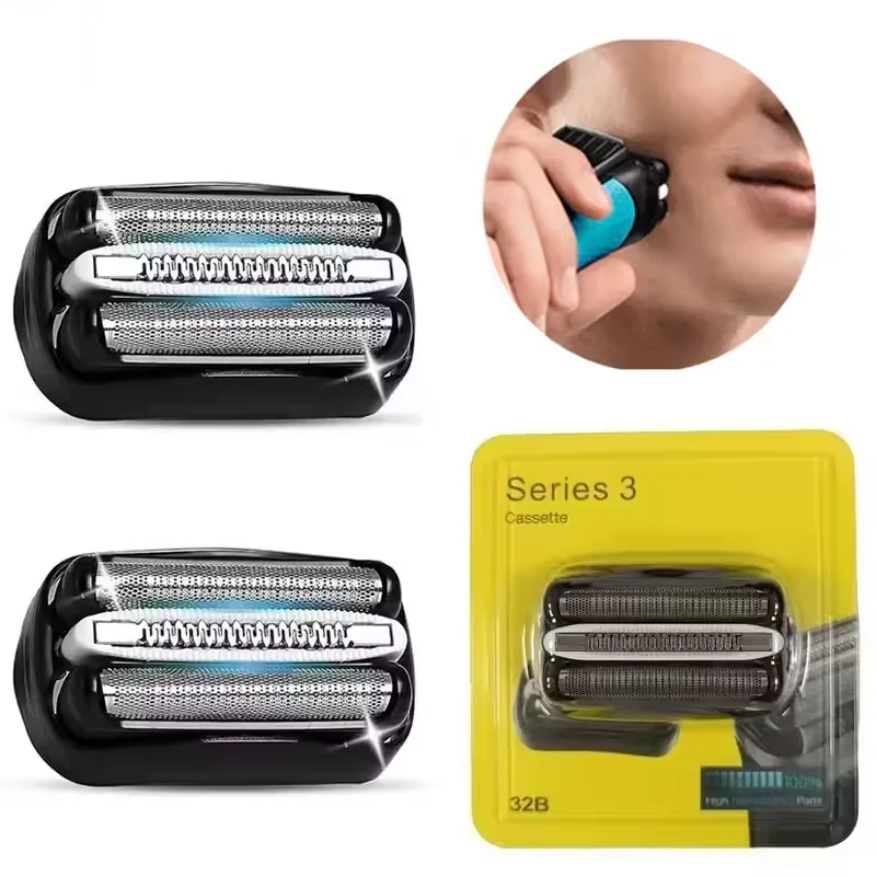 For Shaver Replacement Head for Braun Series 3 3000s 3010s 3020s 3030s 3040s 300s 301s 310s 320s 330s 340s Electric Shaver ﻿