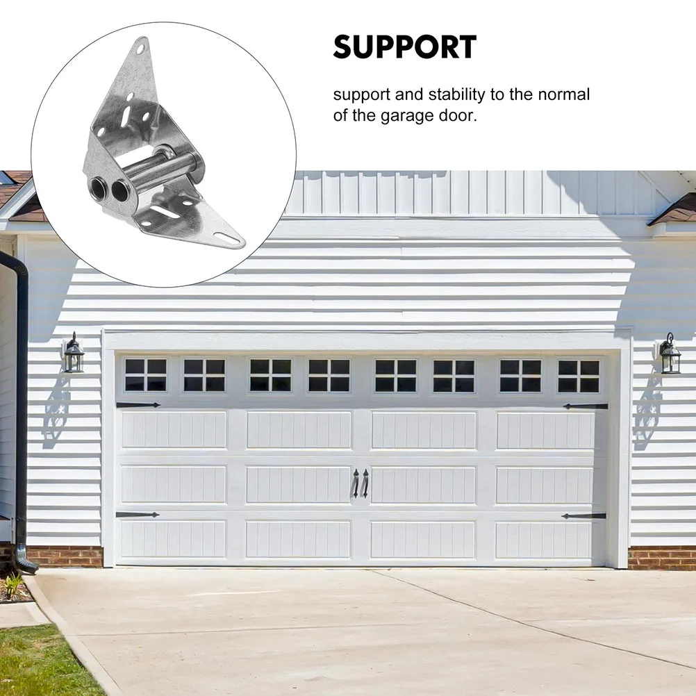 

4pcs Door Hinge Heavy Duty Iron Replacement For Residential Overhead Garage Doors Self-Closing Thickened Load-Bearing Hinge