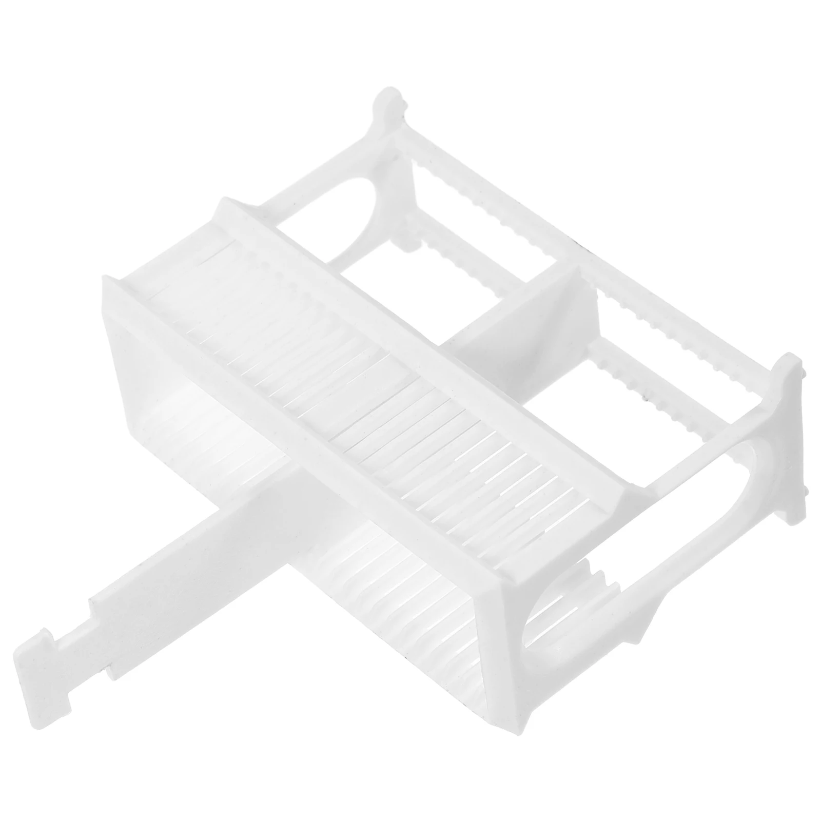 

Microscope Staining Holder Plastic Dyeing Rack Microscope Slides Staining Holder for Lab Experiments Storage Reusable