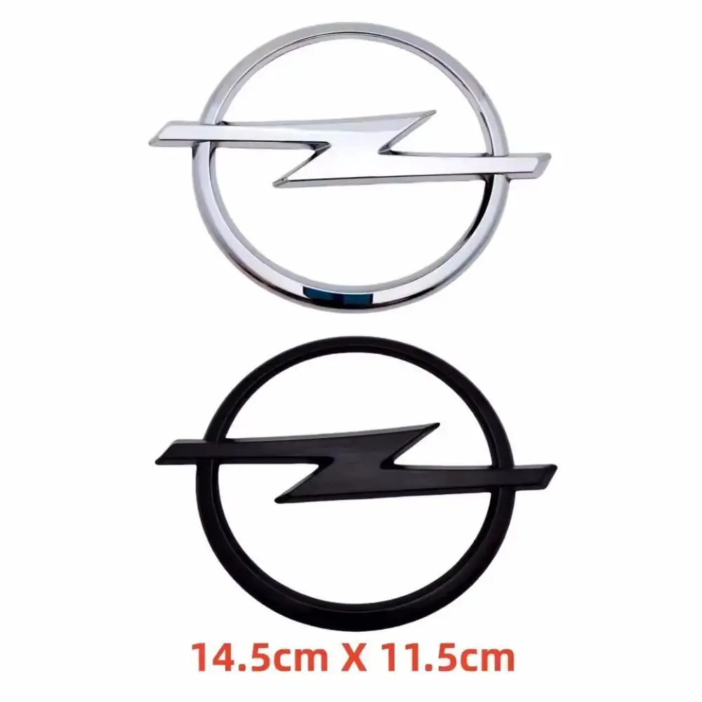 1 pçs 3d abs grade dianteira do carro capô emblema tronco traseiro pára-choques emblema logotipo adesivo para opel astra zafira insignia corsa