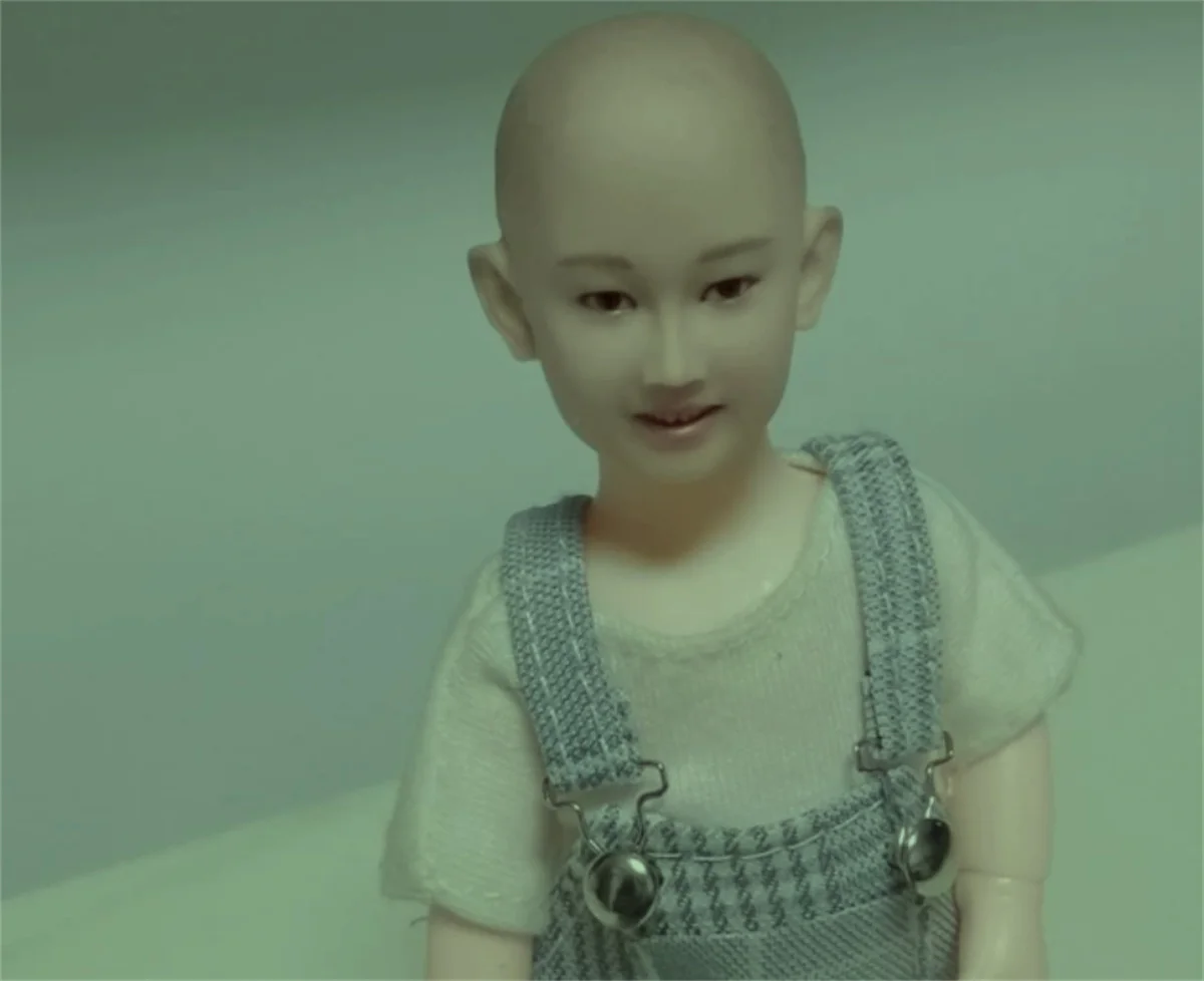 

1/6 Scale Cute baby Children Head Sculpt Carving Bald Model Fit 12'' figure DOll Action Figure Body