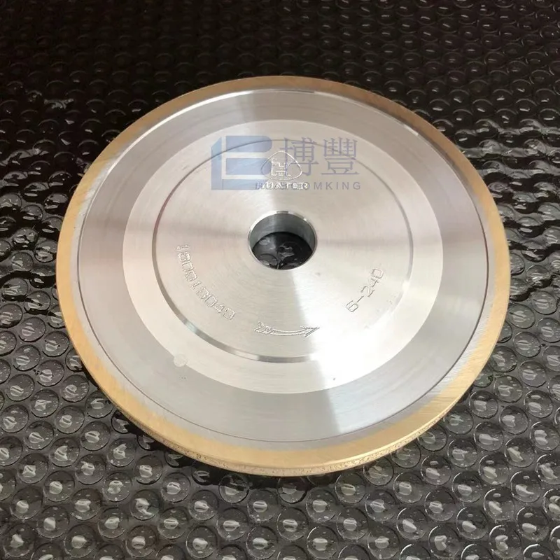 Top quality D150x22-FA6mm grit 150#/240# Flat edge with arris diamond grinding wheel/disk,abrasion wheel for Glass machine