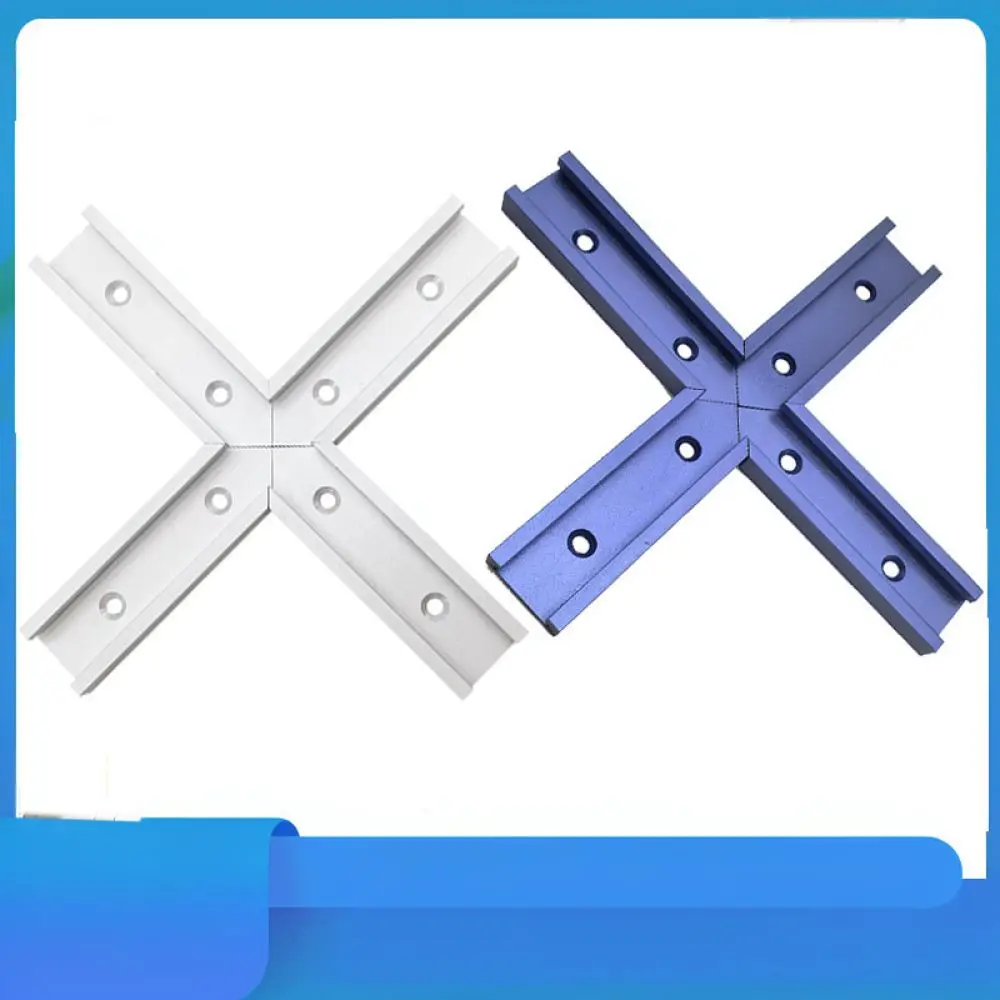 Woodworking T Track Slider Connector Aluminum 30mm Miter Rail Jig Guide Piece Precision Fitting Tool For Table Saw