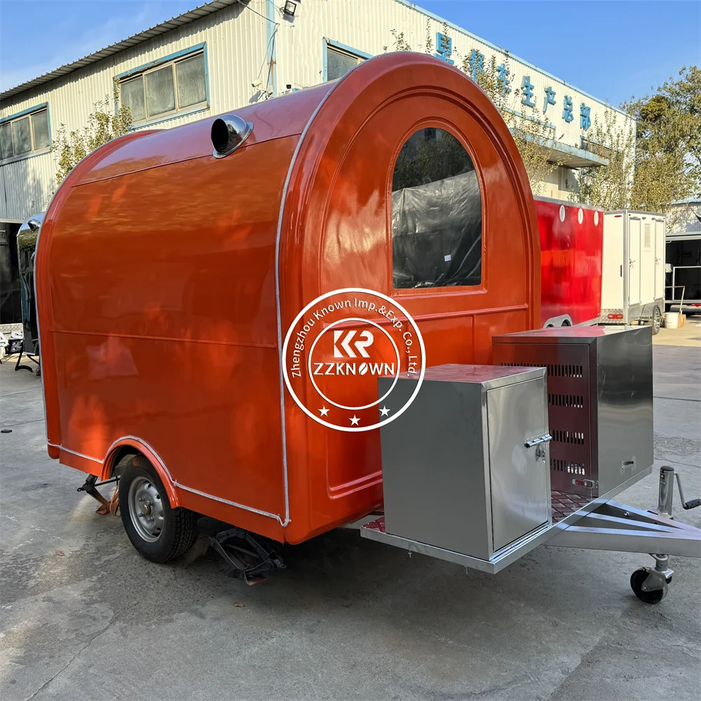 Quiosque móvel personalizado para restaurante, cafeteria, comida rápida, trailer de caminhão, totalmente equipado, trailer móvel ao ar livre para eventos