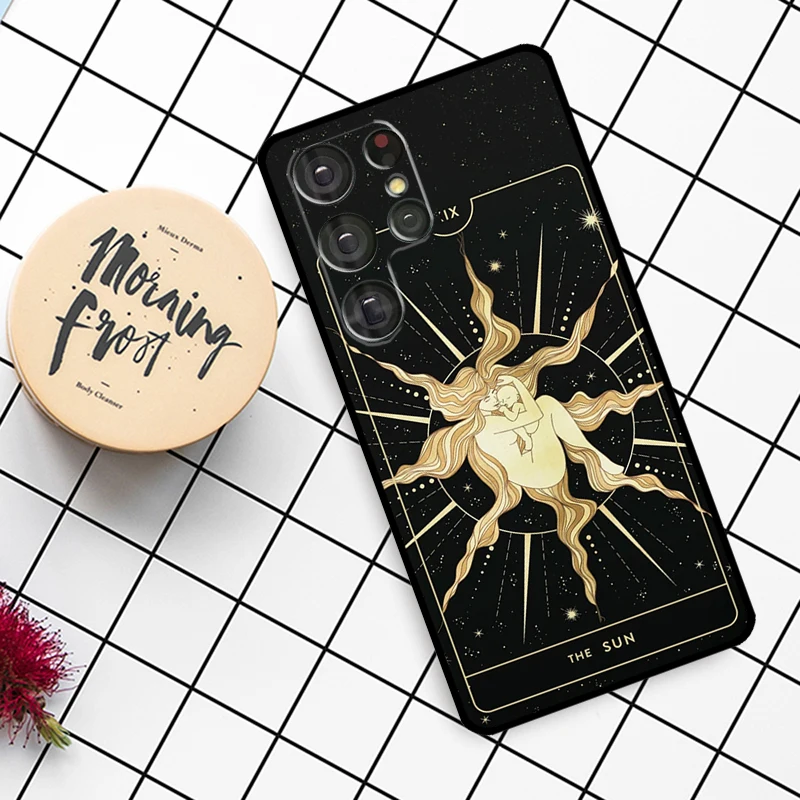 Astrology Tarot Cards Case For Samsung Galaxy S23 S10 S9 S8 Note 10 Plus Note 20 S22 Ultra S20 FE S21 FE Phone Cover