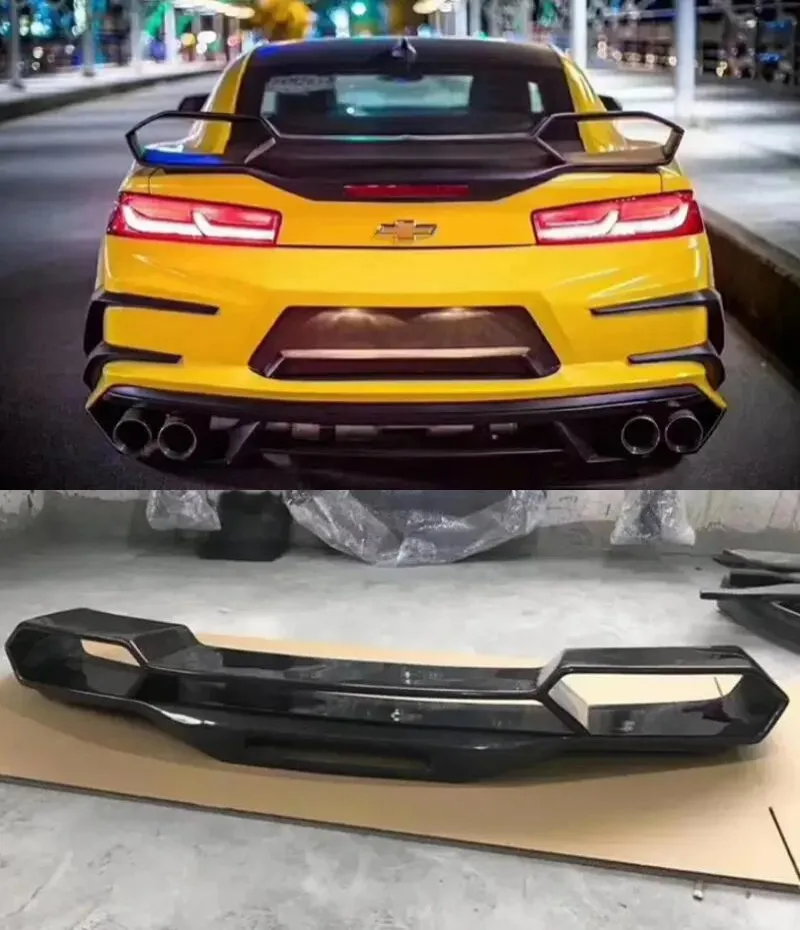 

For Chevrolet Camaro 2016 2017 2018 2019 Real Carbon Fiber Spoiler Wing Lip Tail Trunk Body Kit