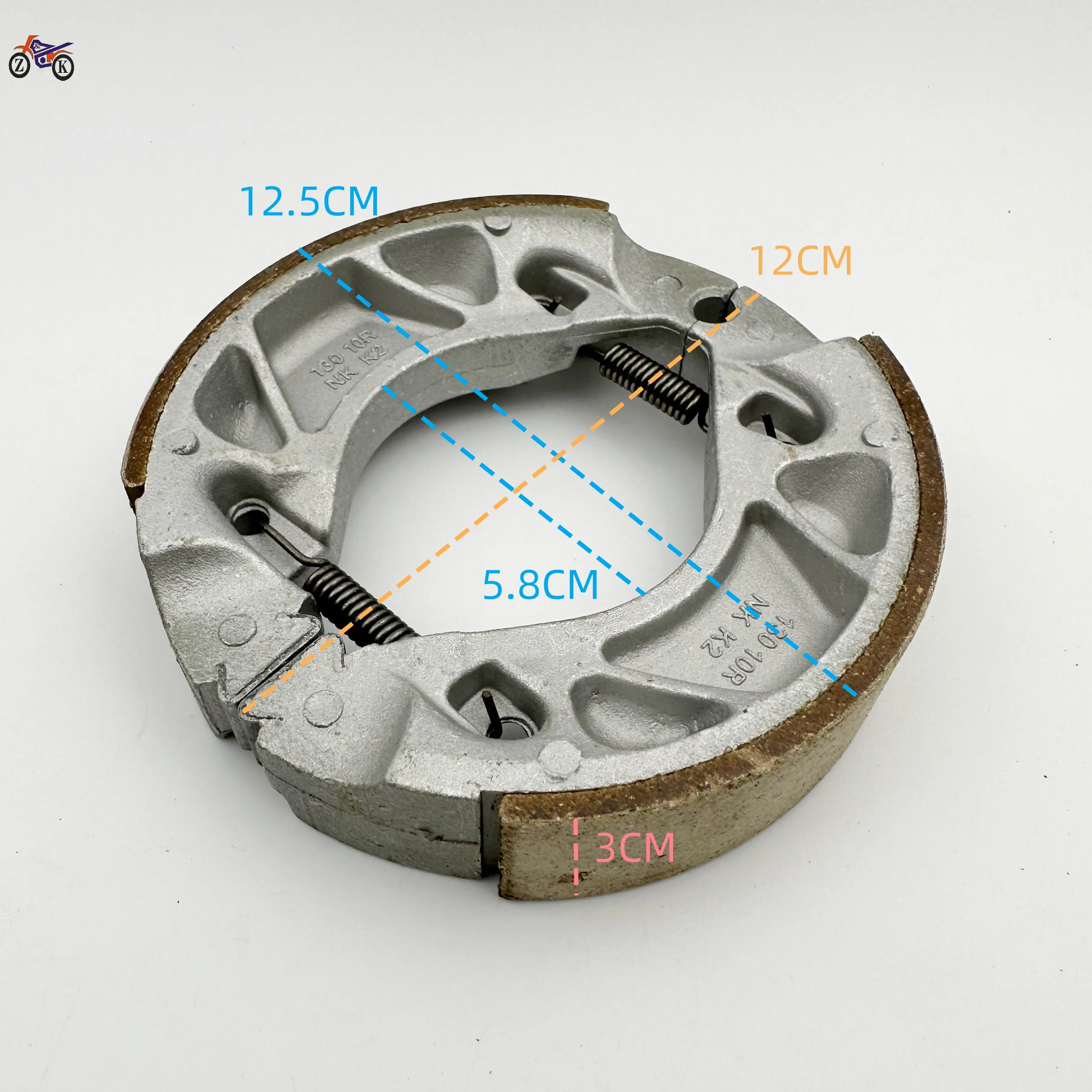 دراجة نارية الجبهة الصحن الهيدروليكي الفرامل الفرجار القرص الخلفي الفرامل حذاء لياماها XTZ125 YBR125 البناء JYM125 CA250 GN125/150
