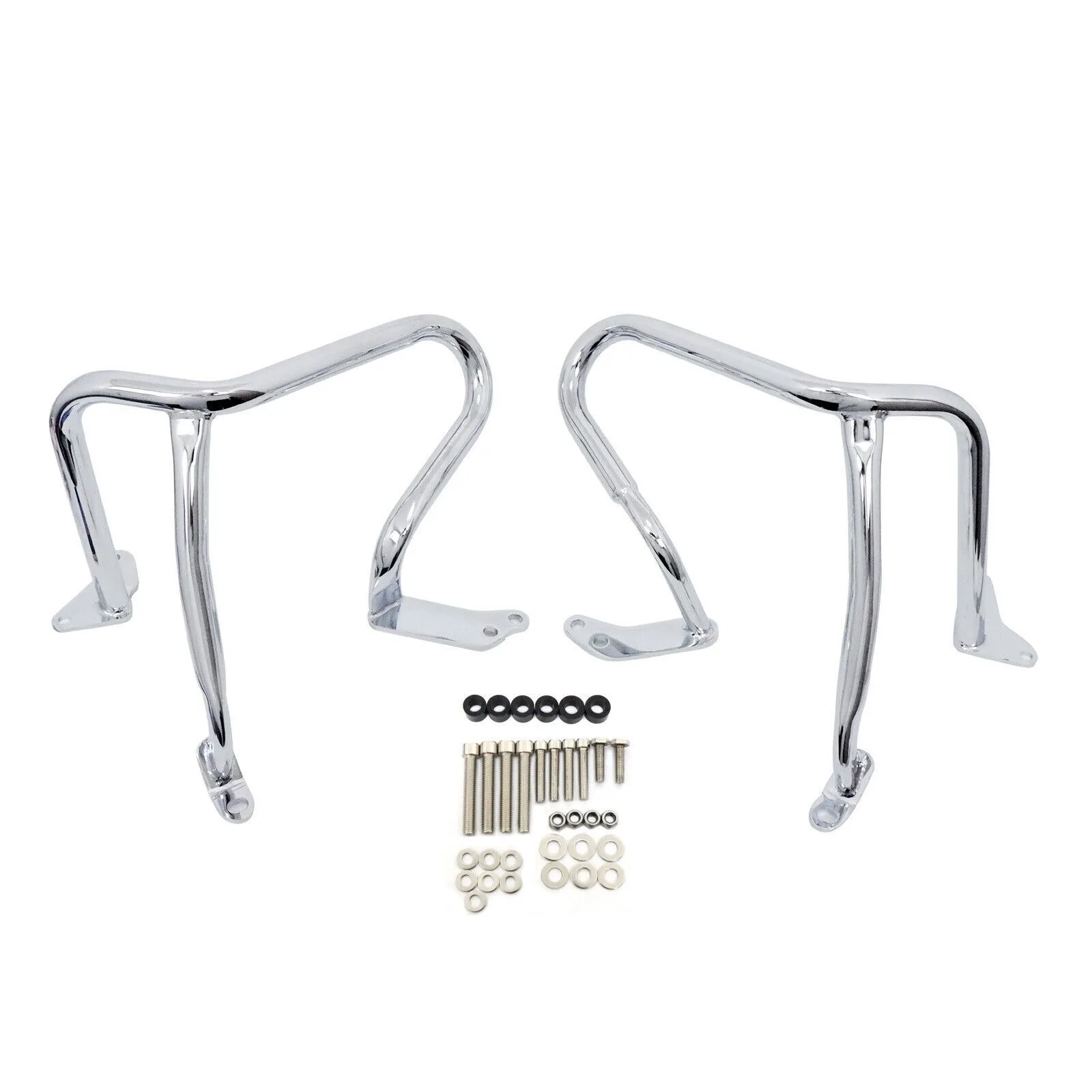 Para bmw r1250rt 2018-2023 rodovia dianteira + traseira guardas de motor crash bars protetor