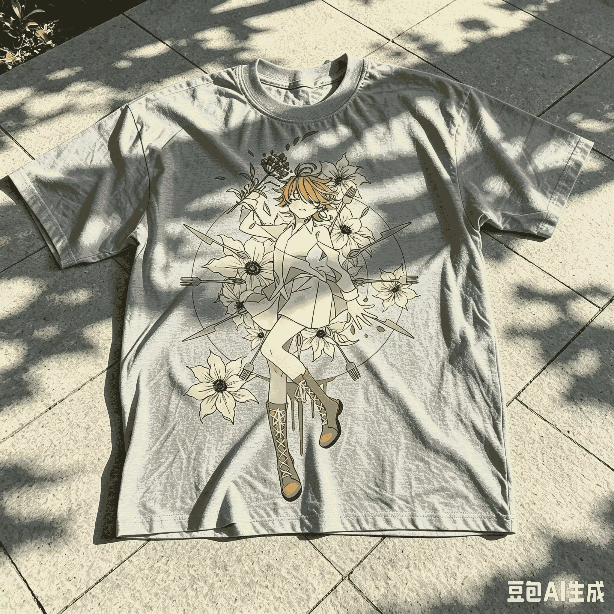 The Promised Neverland Anime Lover T-shirt Oversized Unisex Streetwear Trendy Cotton Print T-shirts Short Sleeve Casual Graphic
