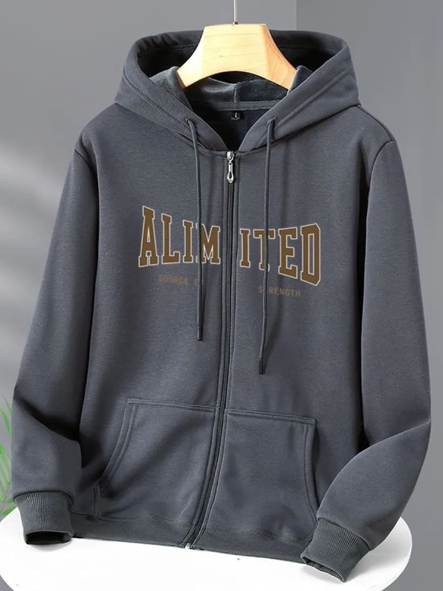 men's-hooded-zipper-cardigan-fleece-lined-thickened-oversize-loose-casual-trendy-two-piece-set-autumn-winter-fashion-wear