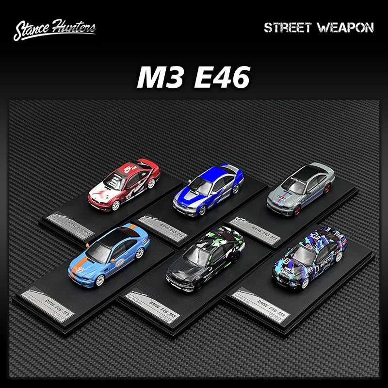 

SH SW In Stock 1:64 E46 M3 Diecast Diorama Car Model Toy