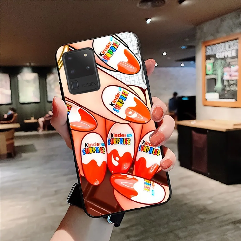 Surprise Toy Egg K-Kin-deres Phone Case For Samsung S 9 10 20 21 22 23 30 23plus lite Ultra FE S10lite Fundas